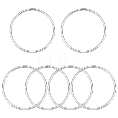 6Pcs 304 Stainless Steel Jump Rings STAS-GF0001-14-1
