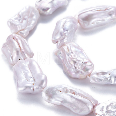 Natural Keshi Pearl Beads Strands PEAR-S020-G02-1