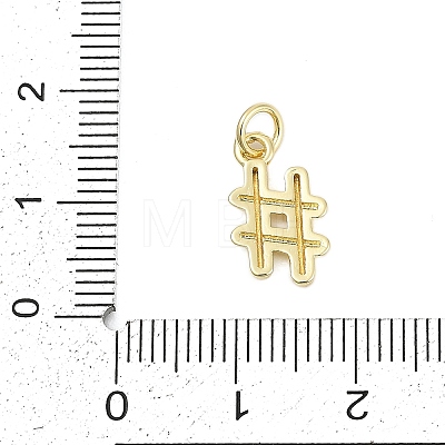 Brass Pendants KK-G522-22G-1