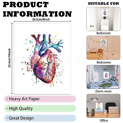 Rectangle with Face Pattern Paper DIY-WH0349-119-007-1