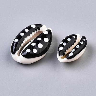 Natural Cowrie Shell Beads SHEL-Q312-006H-1