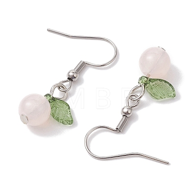 Acrylic Dangle Earrings EJEW-JE05750-03-1