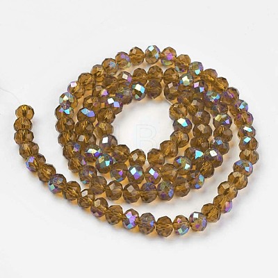 Electroplate Glass Beads Strands EGLA-A034-T8mm-L10-1