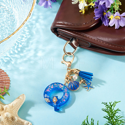 Star Resin & Shell Keychains KEYC-TAC00087-01Q-1