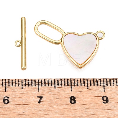 Brass Toggle Clasps KK-N254-139G-1