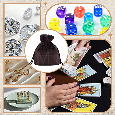 3Pcs Velvet & PU Leather Storage Bags TP-NB0001-89C-1