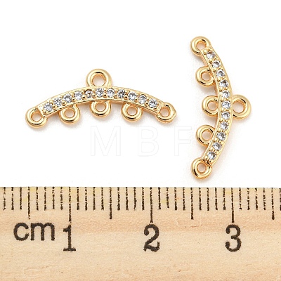 Brass Micro Cubic Zirconia Chandelier Components Links LS-KK-Q789-46G-1