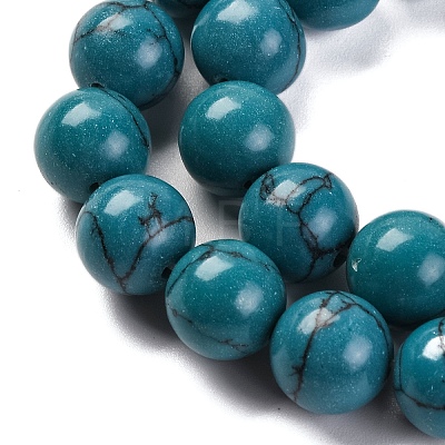 Synthetic Turquoise Beads Strands G-L605-G01-03A-1