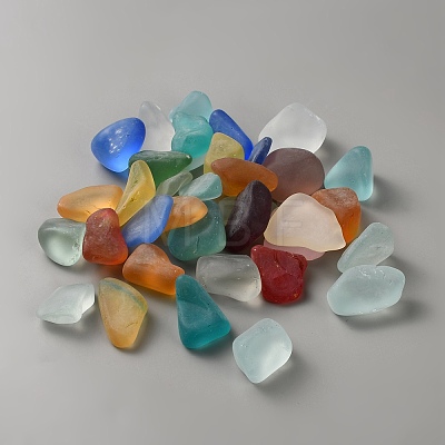 Marine Glass Rock for Vase Filler AJEW-WH0696-543-1