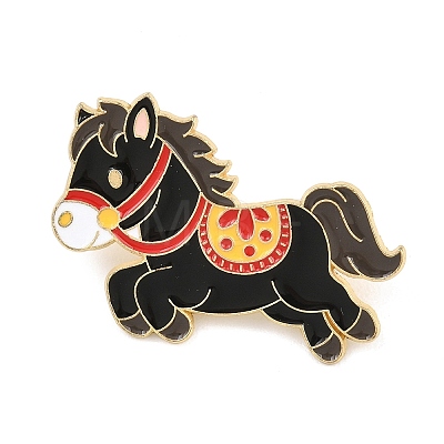 Horse Enamel Pins JEWB-L023-05A-G-1