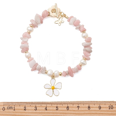 Alloy Enamel Charm Bracelets BJEW-JB14024-1