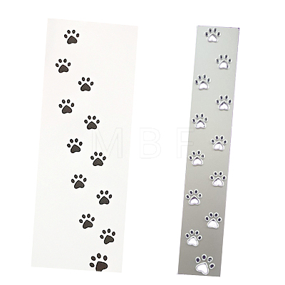 Dog Footprint Carbon Steel Cutting Dies Stencils DIY-H106-16-1