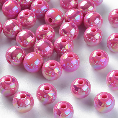 Opaque Acrylic Beads X-MACR-S370-D10mm-A13-1