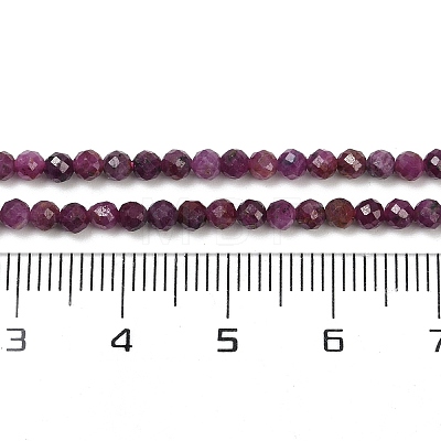 Natural Ruby Beads Strands G-C181-B06-02-1