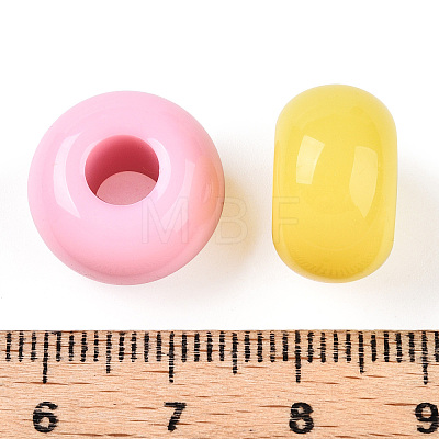 Opaque Acrylic Beads SACR-N018-04-1