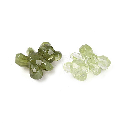 Opaque Acrylic Beads OACR-H038-25A-1