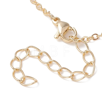 Natural Keshi Pearl Beads Link Bracelets BJEW-JB13171-1