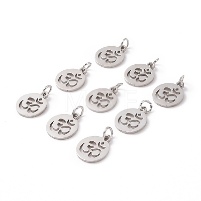 304 Stainless Steel Charms STAS-Q201-T446S-1