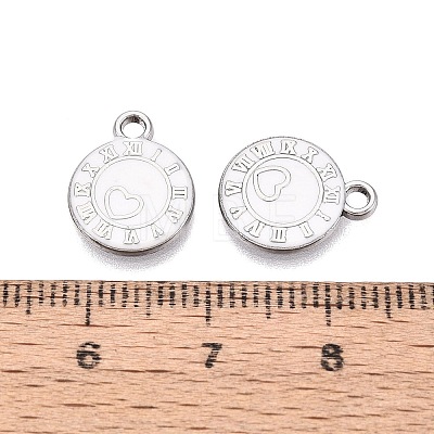 Rack Plating Alloy Enamel Pendants ENAM-N070-01A-01P-03-1