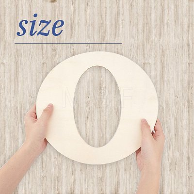 Word Home Unfinished Wood Slices DIY-WH0163-91-1-1