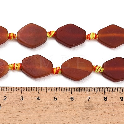 Natural Carnelian Beads Strands G-A321-R06-01-1