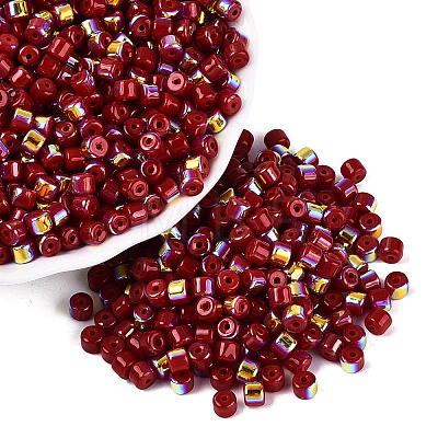 FGB Opaque Colours Glass Seed Beads SEED-Q040-07A-A04-1