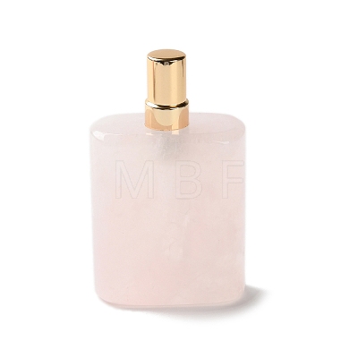 Natural Rose Quartz Perfume Bottle G-B131-04A-01-1