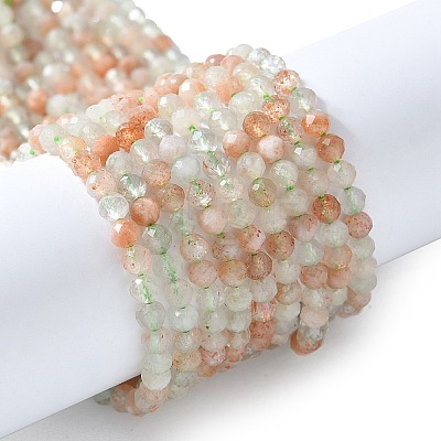 Natural Arusha Sunstone Beads Strands G-U014-A01-01-1