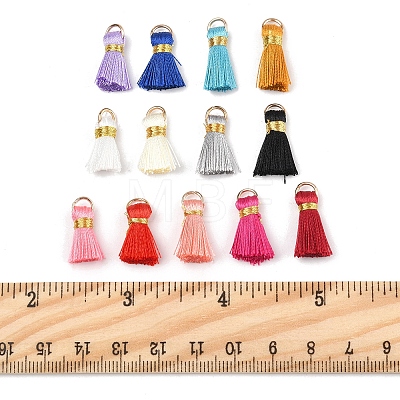 20Pcs Handmade Polycotton(Polyester Cotton) Tassel Decorations FIND-FS0003-27L-1