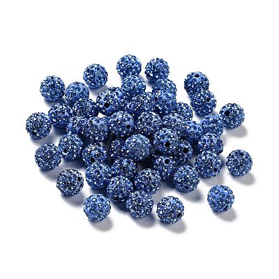 Pave Disco Ball Beads X-RB-A130-10mm-20-1