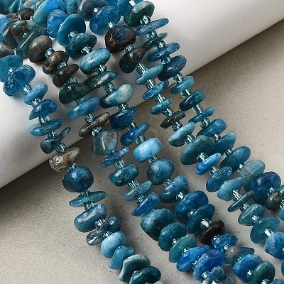 Natural Blue Apatite Beads Strands GG-CBAC13F-E01-01-1