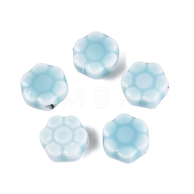 Vintage Handmade Porcelain Beads PORC-N013-25-19-1