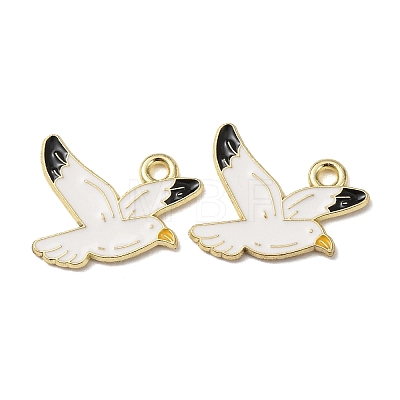 Ocean Alloy Enamel Pendants ENAM-B041-01D-1