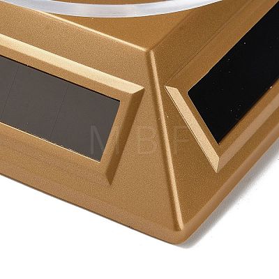 ABS Plastic 360 Degree Rotating Solar Power Battery Turntable Jewelry Display Stand ODIS-C010-01B-1