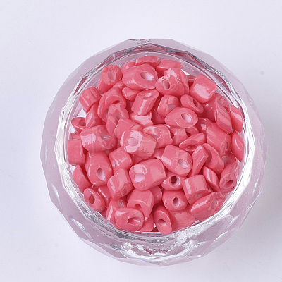 6/0 Baking Paint Glass Seed Beads SEED-S034-A10-1
