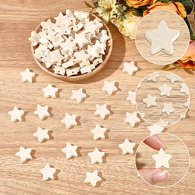 180Pcs Wood Beads WOOD-PA0001-65-1