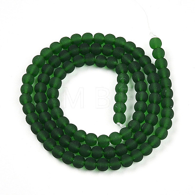 Transparent Glass Beads Strands GLAA-T032-T4mm-MD22-1