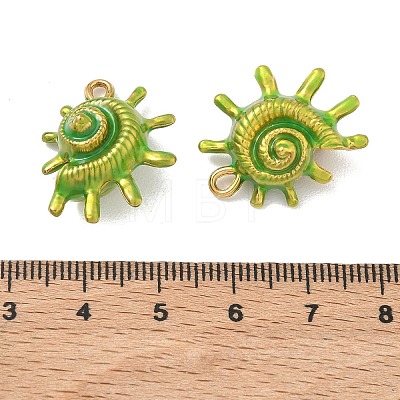 304 Stainless Steel Enamel Pendants STAS-L316-22G-01-1
