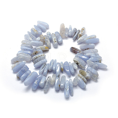 Natural Blue Lace Agate Beads Strands X-G416-A14-1