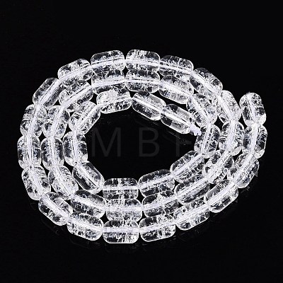 Transparent Crackle Glass Beads Strands GLAA-NH0001-04-A02-1