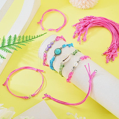 20Pcs Waxed Polyester Cord Bracelet Making AJEW-TAC00093-1