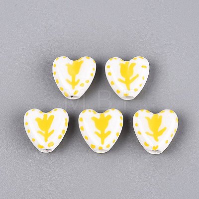 Handmade Porcelain Beads PORC-Q005-10E-1