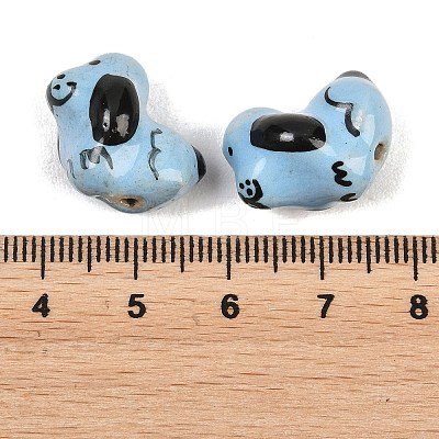 Handmade Porcelain Beads PORC-A033-04C-1