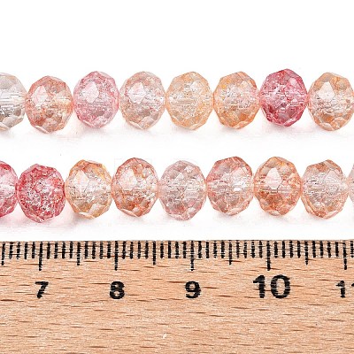 Transparent Glass Beads Strands GLAA-T023-8mm-A06-1