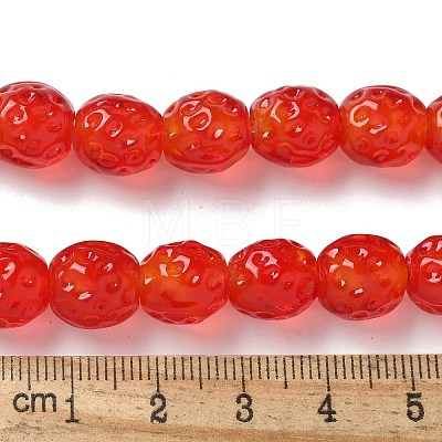 Handmade Lampwork Beads Strands LAMP-Z011-01E-1