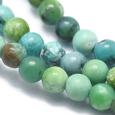 Natural HuBei Turquoise Beads Strands X-G-A177-04-15-1