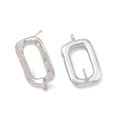 SHEGRACE Brass Earring Stud Earring Findings XGRQ6M082-910P-1