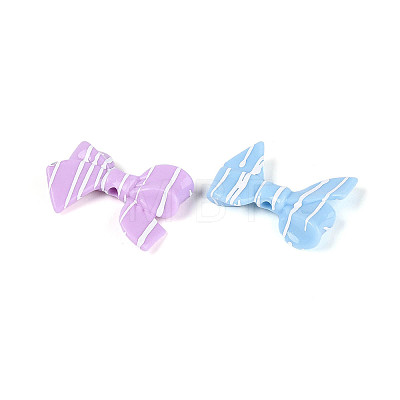 Opaque Acrylic Enamel Beads SACR-T018-18M-1
