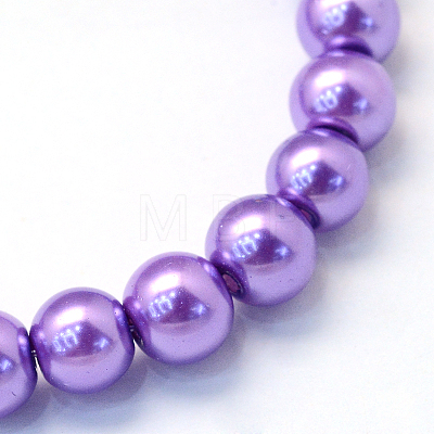 Baking Painted Glass Pearl Bead Strands HY-Q003-3mm-27-1