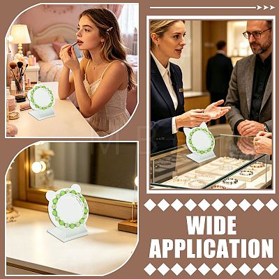 4Pcs Clear Acrylic Slant Back Single Bracelet Bangle Display Stands AC-FS5191-01A-1